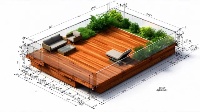 Rendu 3D d'un projet de terrasse — exemple de visualisation